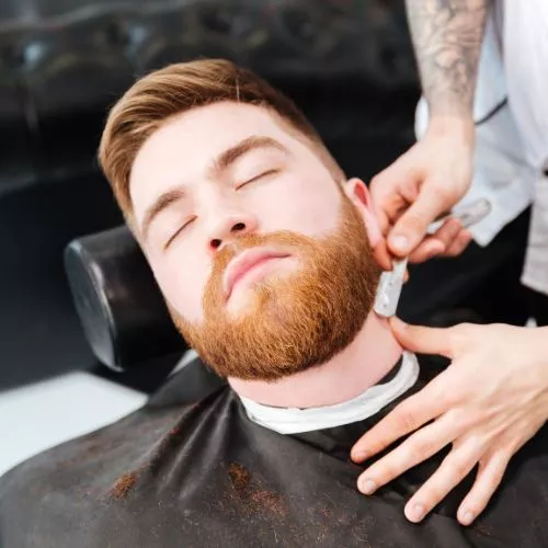 Hair cutting salon boy & man